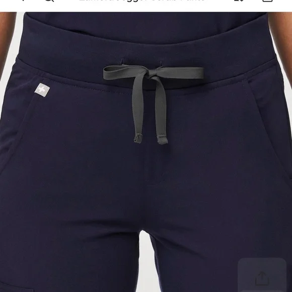 Figs Women's Deep Blue Jogger Pants - Picture 2 of 5